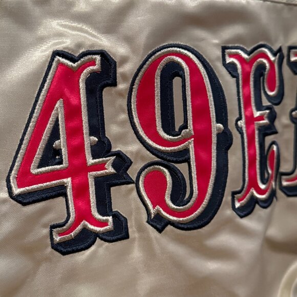 GENUINE Levi’s Starter Gold San Francisco 49ers Trucker Full-Snap Jacket - XL - Picture 12 of 12